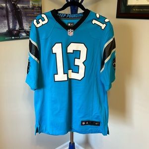 Men’s Carolina Panthers #13 Kelvin Benjamin Autographed Jersey